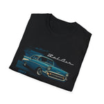 1957 Chevy Bel Air Shirt – Classic Blue Tri-Five Hot Rod Graphic Tee