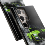 Lime Green 2022 GT500 Phone Case, Smoke Studio Reflection Cover