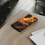 Orange Corvette C3 Stingray Sunset Palms Phone Case