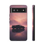 C8 Corvette Silhouette Pastel Horizon Case