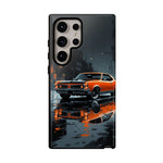1966 GTO Orange Rainy City Tough Phone Case Cover Gift Art