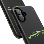 Lime Green C8 Corvette Phone Case for Chevy Fans, Tough Protective Cover