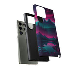 2 Rounds Canada Retina Artwork Vaporwave Phone Case – Landscape Aesthetic