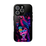 Neon Parrot Cocktails phone case | Tough Cases