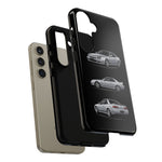 Silver Prelude Sports Coupe Tough Phone Case for JDM Fans