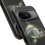 Snook Fishing Phone Case, Saltwater Portrait Black Cover, Gift