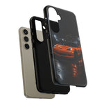 Orange C6 Neon Car Meet Tough Phone Case
