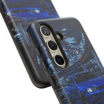 Skyline GT-R R34 Bayside Blue Tokyo Night Art Tough Phone Case
