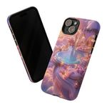 Floating Pool Deck Phone Case, Pastel Cloud 3D Render Cover