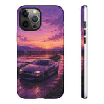 Sunset Skyline R34 Car Phone Case | Tough Phone Case