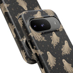 Vintage Ghost Pattern phone case | Halloween spooky stars design