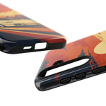 Retro Sunset Countach phone case | Sports car tough cover