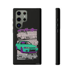 R32 Skyline GT-R Manga Style JDM Tough Phone Case Cover Gift