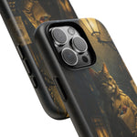 Dapper Cat Detective phone case | Tough Cases