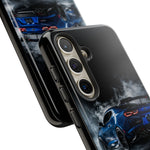 Camaro ZL1 Phone Case, Blue Track Smoke Studio Cover