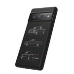 Black Silverado Classic Pickup Tough Phone Case for Chevy Truck Fans
