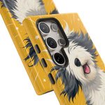 Sheepdog Hair Flip Phone Case Funny Dog Lover Gift