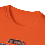 Orange 1979 F150 T-Shirt | Classic Pickup Truck Illustration
