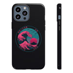 Great Dream Wave Circular Badge Vaporwave Phone Case – Japanese Aesthetic