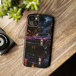 67 GTO Phone Case Purple, Rainy City Night Muscle Car Tough Cover