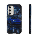 Skyline GT-R R34 Bayside Blue Tokyo Night Art Tough Phone Case