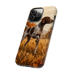 German Shorthaired Pointer Pointing Art Tough Phone Case
