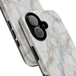 White Marble Pattern Phone Case | Tough Cover
