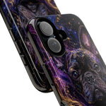 French Bulldog Galaxy Marble Art Tough Phone Case