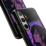 Melancholy Anime Girl Phone Case Vaporwave Tough Case