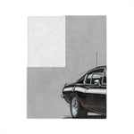1969 Barracuda Formula S car blanket | Classic Muscle Car illustration