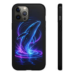 Neon Holographic Whale Phone Case | Tough Case