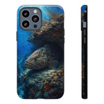 Grouper Reef Phone Case, Sunbeam Ledge Marine Art Tough Cover