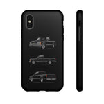 Black Silverado Classic Pickup Tough Phone Case for Chevy Truck Fans