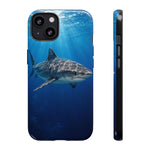 Tiger Shark Phone Case, Dappled Blue Water Tough Cover