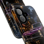 67 GTO Phone Case Purple, Rainy City Night Muscle Car Tough Cover