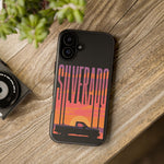 Silverado sunset truck Phone Case | Retro pickup silhouette