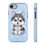 Siberian Husky Kawaii Ice Chibi Pet Dog Art Tough Phone Case