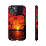 Basketball Court Sunset Phone Case | Tough Phone Case