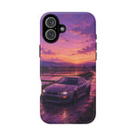 Sunset Skyline R34 Car Phone Case | Tough Phone Case