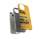 Yellow Skyline Phone Case, R34 GTR 90s JDM Legend Tough Cover for Men Gift