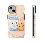 Milk Cookie Phone Case Cute Food Kawaii Tough Cover Gift Art