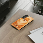 Pomeranian Tiny Fox Fluffy Art Tough Phone Case