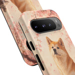 Akita Cherry Blossom Phone Case Sakura Dog Lover Gift