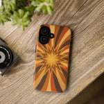 Gold Starburst 70s Retro Art Tough Phone Case