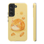 Orange Tabby Loaf Kawaii Chibi Pet Cat Art Tough Phone Case