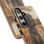 German Wirehaired Pointer Autumn Art Tough Phone Case