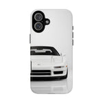 White NSX Phone Case, Retro 90s JDM Supercar Cover, Gift for Car Lovers