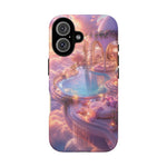 Floating Pool Deck Phone Case, Pastel Cloud 3D Render Cover