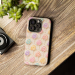 Pastel Swirl Lollipops Tough Case | Candy Pattern Phone Cover