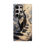 Piano Cat walking on keys Tough Case | Phone cover, musical cat art